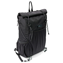 Легкий складывающийся рюкзак-мессенджер Venturer Eco, черный