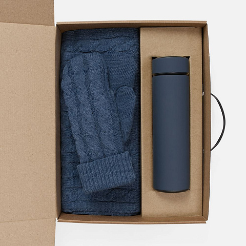 Набор Wintrish, синий меланж - рис 3.