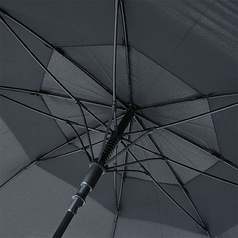 Зонт-трость Fiber Golf Air, черный - рис 6.