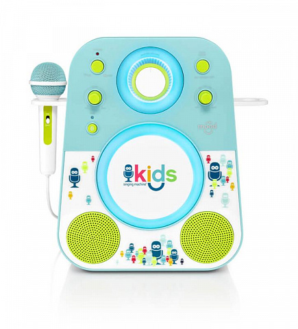 Детская караоке система Singing Machine Kids с микрофоном и цветной LED подсветкой - рис 3.