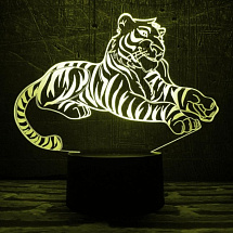 3D светильник Тигр