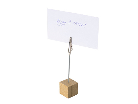 Держатель для заметок из бамбука Kind reminder - рис 2.