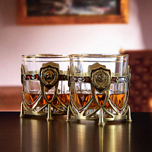 Набор бокалов для виски СССР в шкатулке