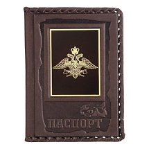 Обложка для паспорта Инженерные войска (коричневая)