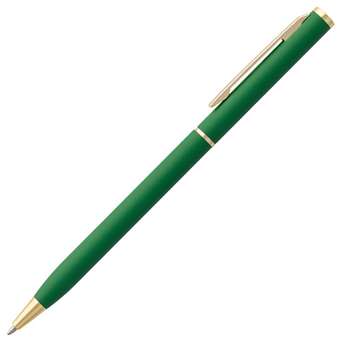 Ручка шариковая Hotel Gold, ver.2, матовая зеленая - рис 4.