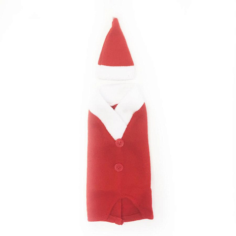 Одежда для бутылки Дед Мороз - рис 2.