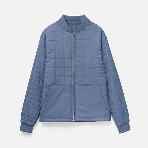 Куртка унисекс Warmbridge, синяя (джинс) - рис 2.