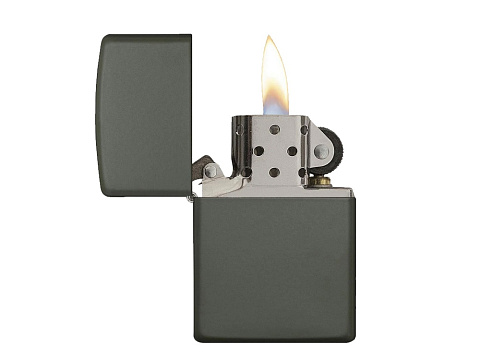 Зажигалка ZIPPO Classic с покрытием Green Matte, латунь/сталь, зелёная, матовая, 38x13x57 мм - рис 4.