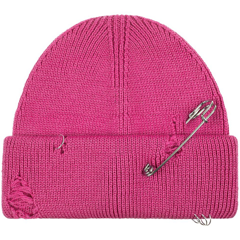 Шапка Pricker, розовая (малиновая) - рис 3.