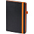 Ежедневник Ton, недатированный, ver. 1, черный с оранжевым - миниатюра