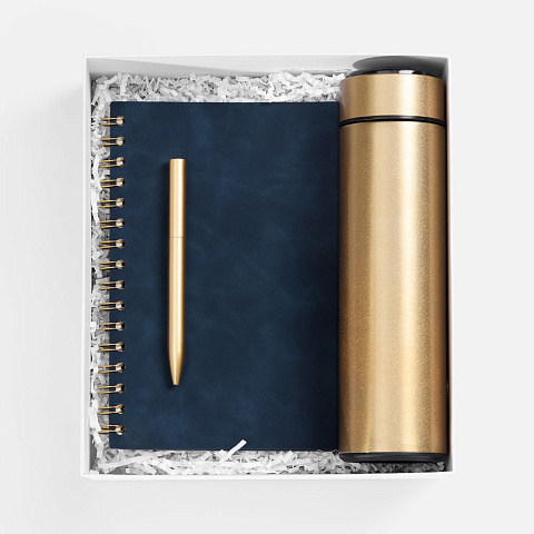 Набор Spiral Gold, синий - рис 3.