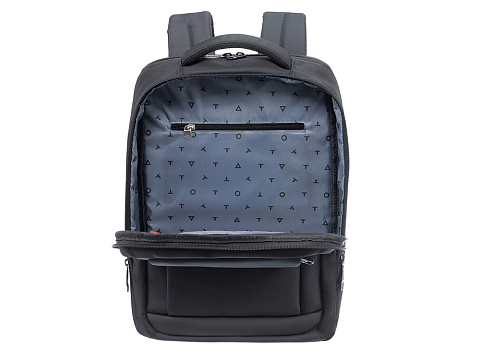 Рюкзак TORBER ВОЯЖ c отделением для ноутбука 17'', черный, полиэстер 900D, 31х17х44 см, 18 л - рис 5.