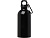 Одностенная бутылка для воды с карабином Oregon, изготовленная из нержавеющей стали, сертифицированной по стандарту RCS, объемом 400 мл - сплошной черный - миниатюра - рис 2.