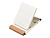 Блокнот с подставкой для телефона из пробки Milky S, молочно-белый - миниатюра - рис 3.