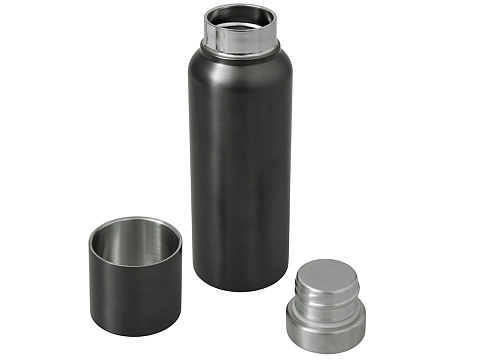 Вакуумный термос c магнитной крышкой Magne, 500 мл, темно-серый - рис 6.