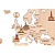 Деревянная карта мира (размер ХХL) - миниатюра - рис 5.