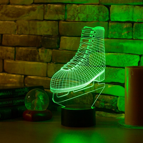 3D лампа Фигурный конёк - рис 2.