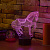 3D светильник Лошадка - миниатюра - рис 6.