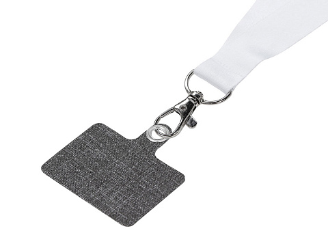 Ланъярд 2,5 см под сублимацию с карабином и большим держателем для телефона из ПЭ - рис 3.