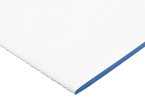 Бизнес-тетрадь А5 Pragmatic Contrast, 40 листов в клетку, белый с голубым срезом - рис 2.