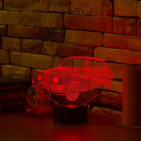 3D светильник Ретро Авто - рис 6.