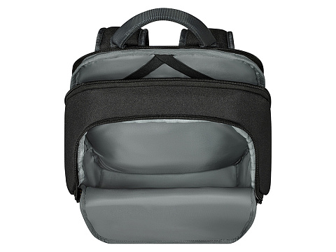 Рюкзак WENGER Move 16, чёрный, переработанный ПЭТ, 33 x 19 x 44 см, 22 л - рис 5.