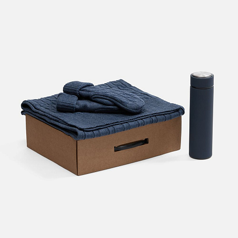 Набор Wintrish, синий меланж - рис 2.