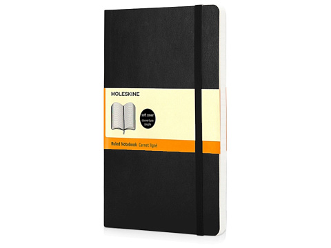 Подарочный набор Moleskine Indiana с блокнотом А5 Soft и ручкой, черный - рис 3.