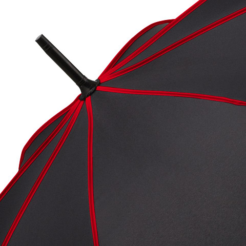 Зонт-трость Seam, красный - рис 4.