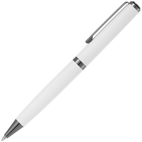 Ручка шариковая Inkish Gunmetal, белая - рис 3.