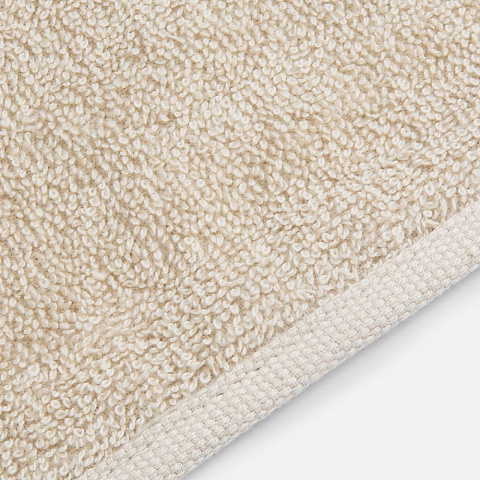 Полотенце махровое Hoya, большое, бежевое - рис 4.