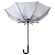 Зонт-трость Wind, серебристый - миниатюра - рис 3.