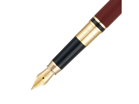 Ручка 2 в 1 шариковая и перьевая Pierre Cardin COMBI PEN, цвет - терракотовый. Упаковка Е - рис 11.