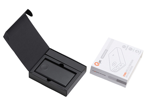 Внешний беспроводной аккумулятор 2-в-1 с функцией зарядки Apple Watch, QC/PD AtomIQ, 10000 мАч, черный - рис 13.