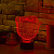 3D лампа Бутон розы - миниатюра - рис 7.