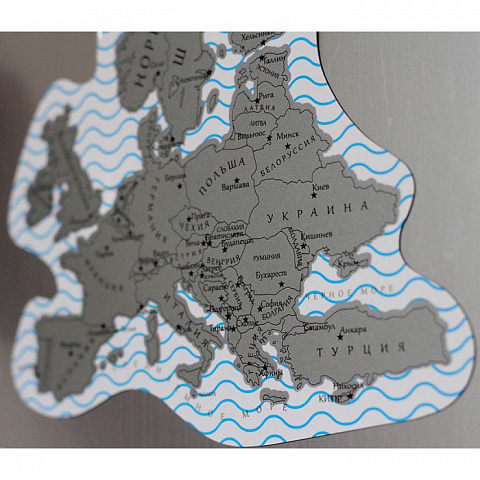 Магнитная скретч карта мира True Map Puzzle - рис 7.