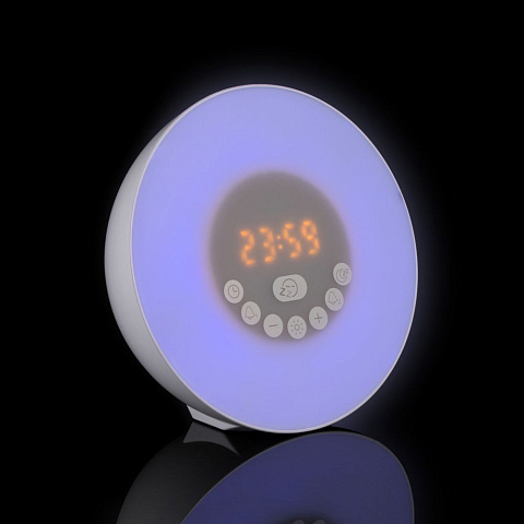 Лампа-колонка со световым будильником dreamTime, ver.2, белая - рис 14.