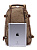 KAUKKO Рюкзак с отделкой из кожи (коричневый) - миниатюра - рис 7.