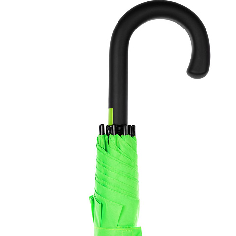 Зонт-трость Undercolor с цветными спицами, зеленое яблоко - рис 6.