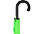 Зонт-трость Undercolor с цветными спицами, зеленое яблоко - миниатюра - рис 6.