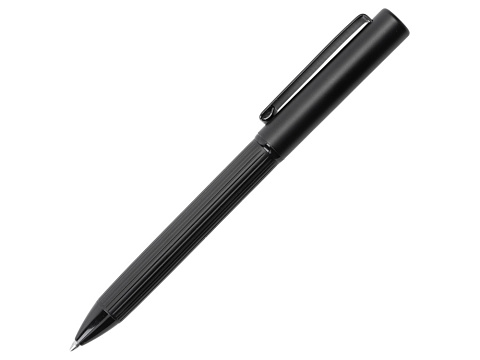 Набор блокнот в гибкой обложке А5 и металлическая шариковая ручка Nabokov, черный - рис 11.