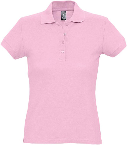 Рубашка поло женская Passion 170, розовая - рис 2.