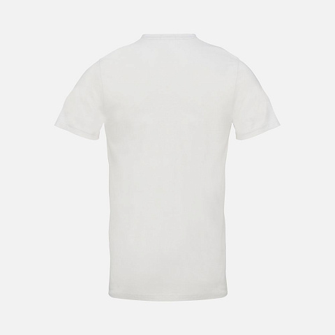 Футболка унисекс Regent с V-образным вырезом, молочно-белая - рис 3.