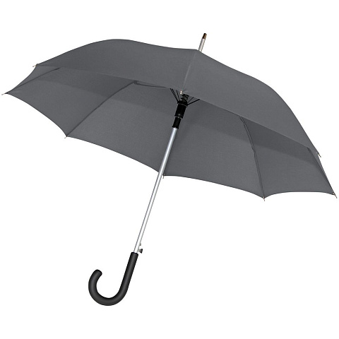 Зонт-трость Alu AC, серый - рис 2.
