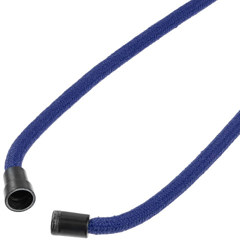Шнурок для бейджа Tube Wood, синий - рис 6.