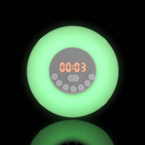 Лампа-колонка со световым будильником dreamTime, ver.2, белая - рис 19.