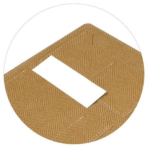 Ежедневник-органайзер Twill, недатированный, коричневый - рис 10.
