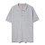 Рубашка поло мужская Adam, серый меланж - миниатюра - рис 2.
