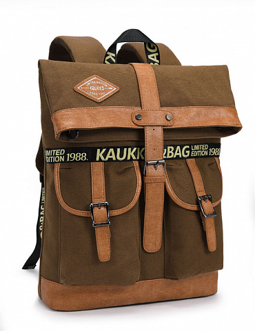 KAUKKO мужской рюкзак (коричневый) - рис 3.