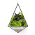 Подвесной геометрический флорариум "Осколок" - миниатюра